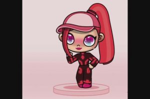 Сделала красного персонажа! В АВАТАР ВОРЛД