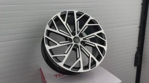 Диски CN Forged 1323 19 8.5J +33 5X112 66.5 вес 12kg Black Machined Face