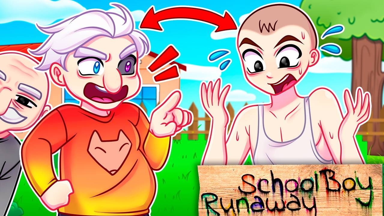 _Майнкрафт но МЫ ПОМЕНЯЛИСЬ ТЕЛАМИ со ЗЛЫМИ РОДИТЕЛЯМИ в SCHOOLBOY RUNAWAY
