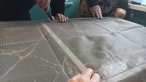 Сборка маскитной сетки