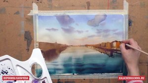 Рисуем акварелью Городской пейзаж — kalachevaschool.ru (1)