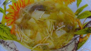 Гороховый суп со свининой