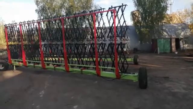 Борона зубовая двухследная на поворотных колесах смотреть онлайн