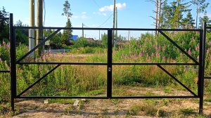 Каркас забора своими руками.