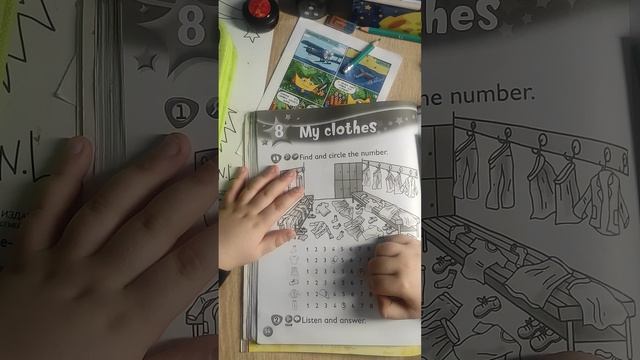 учим названия одежды на английском языке.