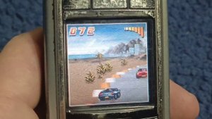 "Beach Rally 2" game on Nokia 6201! embedded (Built-In) java game