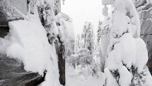 Зимний каменный город. Winter stone city. Slowtv.