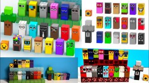 Игрушка Sprunki Фаза 1-2 майнкрафт магнитный. Распаковка 40 комплектов