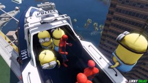 GTA 5 Epic Spiderman Water Ragdolls ep.2 (Euphoria Physics / Flooded Los Santos)