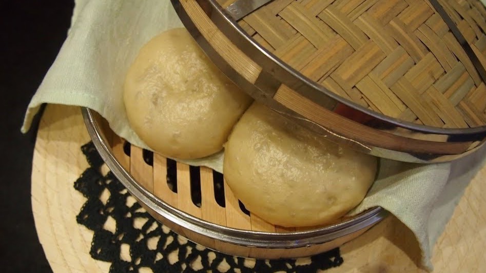 Корейская кухня: Паровые пирожки Пигоди (Пян Се)