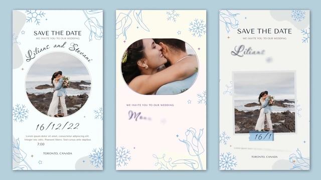 Wedding Invitation Instagram Stories MOGRT смотреть онлайн