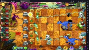 Растение против Зомби 2/PvZ2 Adventure Jurassic Marsh Day 2/Юрское Болото День 2