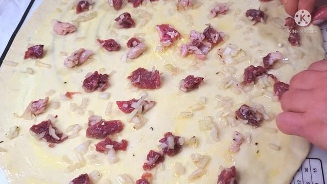 ТАК ЛЕПЕШКИ ГОТОВИТ ТОЛЬКО МОЯ СВЕКРОВЬ. ВСЕ ИЩУТ ЭТОТ РЕЦЕПТ. КАТЛАМА С МЯСОМ.