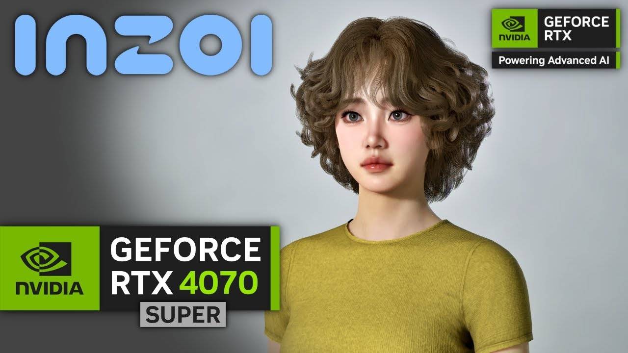 Nvidia RTX 4070 SUPER в игре inZOI с NVIDIA DLSS 3.5!