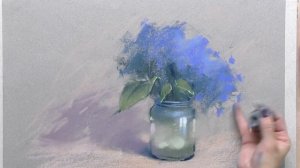 Как нарисовать цветы пастелью — Поэтапный урок с Ириной Климовой