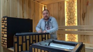 Дизайнерское обливное устройство для бани и сауны АЙСБЕРГ Мощная