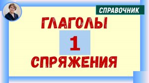 Правописание личных окончаний глаголов 1-го спряжения