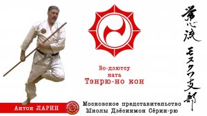 Бо-дзютсу. Ката Тэнрю-но кон.