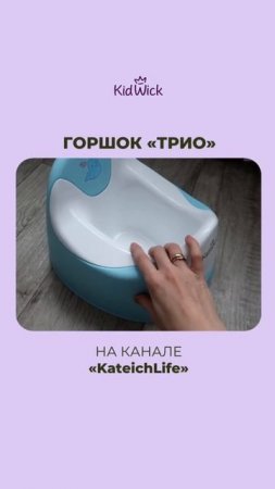 УНИВЕРСАЛЬНЫЙ  ДЕТСКИЙ ГОРШОК KIDWICK «ТРИО»| ВИДЕООБЗОР БЛОГЕРА