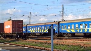 Электровоз ЧС2-609 с фирменным поездом "АЗОВ" №84 Мариуполь-Киев