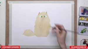 🐱  Как нарисовать кошку Пошаговый урок рисования для детей