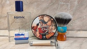 Бритьё с мылом от Wholly Kaw - Entropy Man (#17)