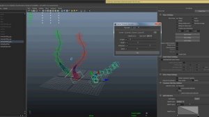 Spline Tentacle Generator Maya rigging tool
