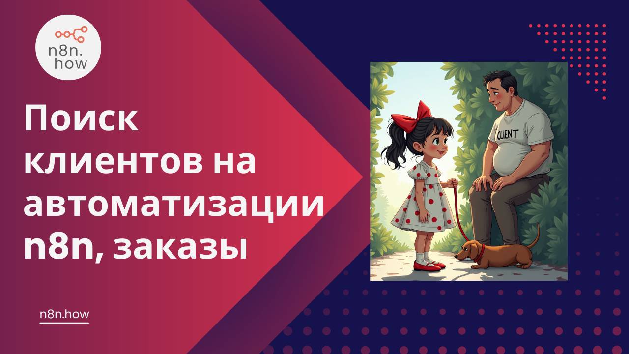 Поиск клиентов на  автоматизации n8n, заказы, парсинг, автосоздание контента, варианты