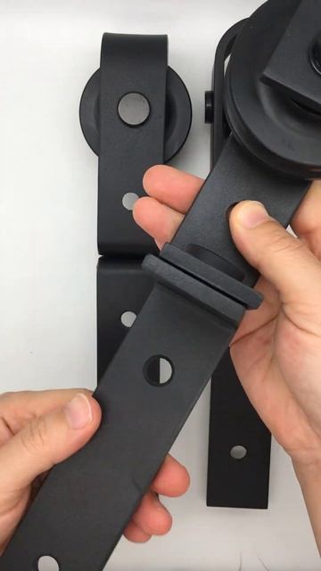 Top Mount Roller Bifold Sliding Barn Door Hardware Kit Black Flat Track Modern смотреть онлайн