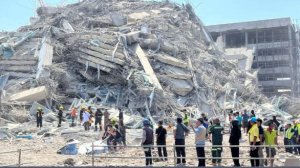 Строящийся небоскреб обрушился из-за землетрясения в Бангкоке