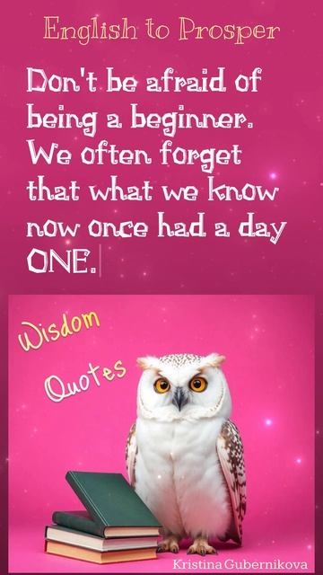 Don't be afraid of being a beginner ... #Wisdom quote 10