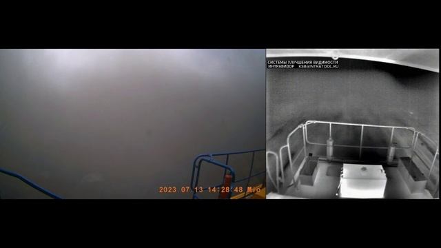 Работа системы улучшения видимости
