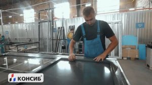 Цех по покраске и сборке окон / ТД "КОНСИБ" - Пластиковые окна точно в срок!