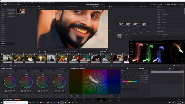 How to Whiten Your Teeth In Color Grading With Davinci Resolve 18 in Hindi | T2H Productions смотреть онлайн