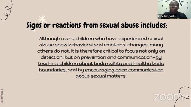How to make your girls speak up about ab**use