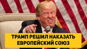 ТРАМП РЕШИЛ НАКАЗАТЬ ЕВРОПЕЙСКИЙ СОЮЗ
