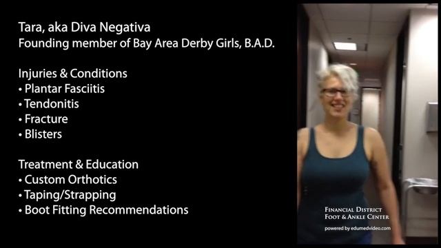FDFAC - Financial District Foot & Ankle Center - Testimonial - Bay Area Derby Girl - Diva Negativa смотреть онлайн