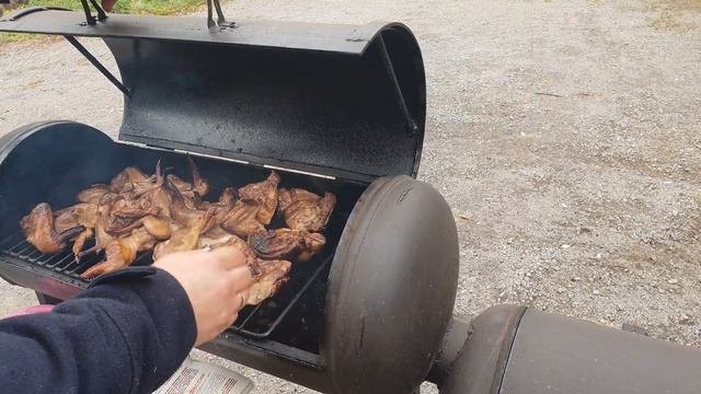 Курочка горячего копчения