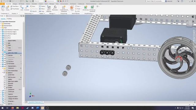 VEX Inventor Assemblies Tutorial: Attaching Wheels to a Robot