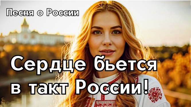 Новая патриотическая песнь 2025 — "Сердце бьется в такт России"