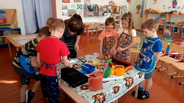 Занятие в детском саду 