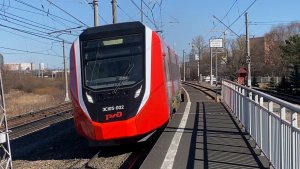 Обкаточный рейс ЭС105-002 «финист» на Экспериментальном кольце в Щербинке