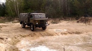 Газ 66 по бездорожью. Русские не сдаются. Часть 1.