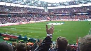 Фанатская трибуна Спартака на матче с конями 18+