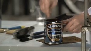 Красим металл с Hammerite