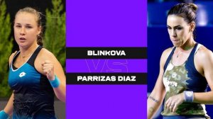 07.02.24. Нурия Парризас-Диас - Анна Блинкова. WTA 250 Cluj-Napoca. Parrizas Diaz - Blinkova