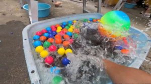 Водный спуск шариков ☆ Таинственный гигантский мяч