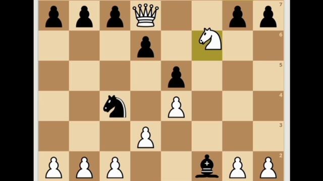 Шахматная задача. Выигрышная позиция. Белые начинают и выигрывают
