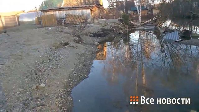 Монзино. Сад "Автомобилист-2" после затопления