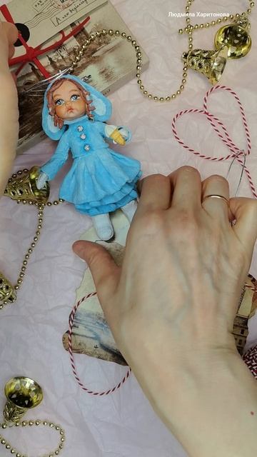 На моем канале можно узнать, как сделать ёлочную игрушку из ваты своими руками смотреть онлайн